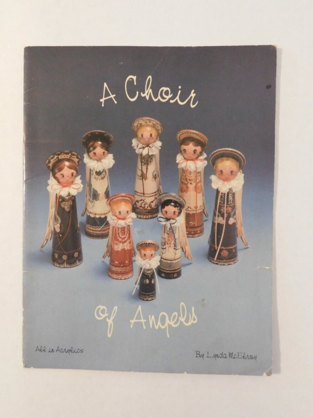 A Choir of Angels by Lynda McElroy 1980 Acrylics Decorative Tole Painting